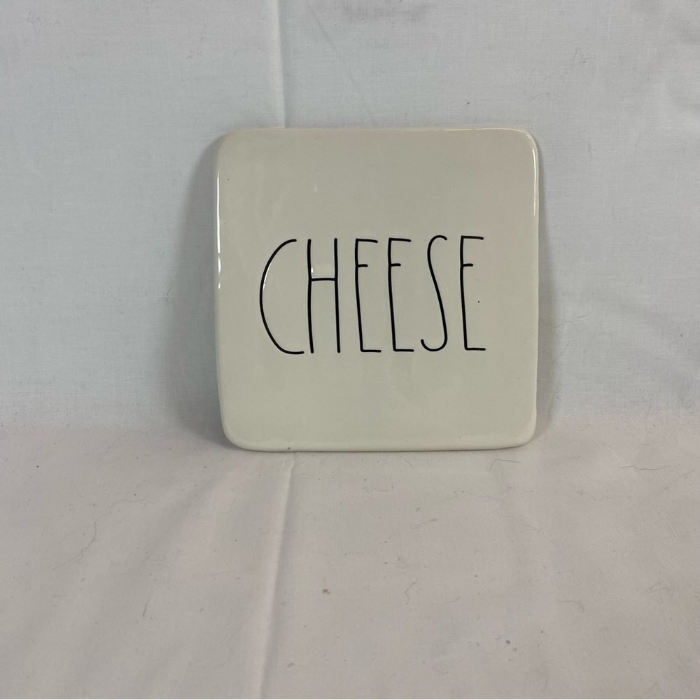 🧀 Rae Dunn “CHEESE” Square Serving Plate — Artisan Collection by Magenta